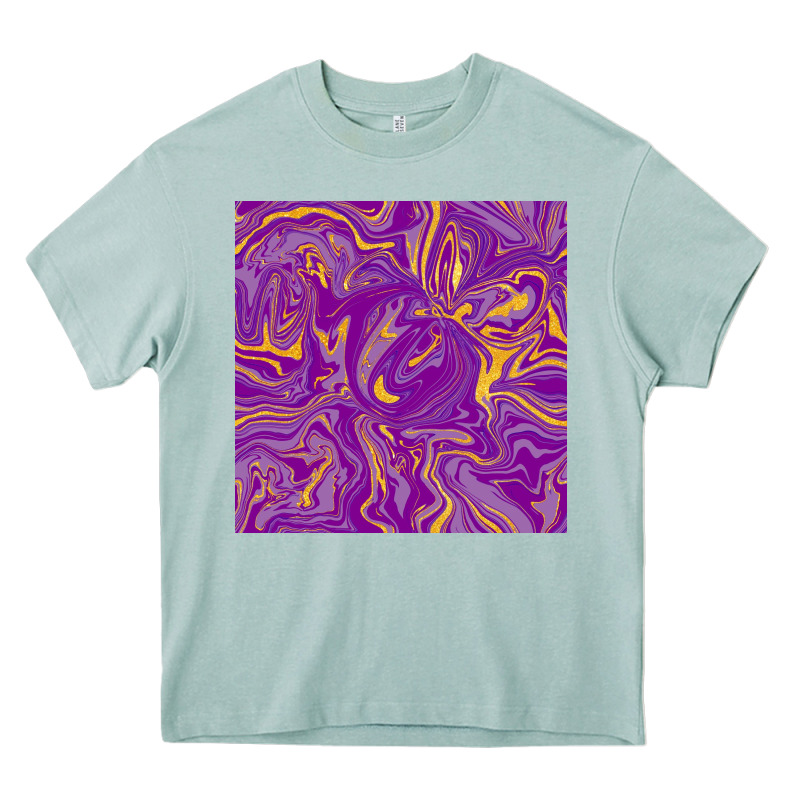 Abstract Mardi Gras Seamless Pattern Heavy Core Tee by FaDigitalArtStudio | Teevron