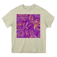 Mossy Abstract Mardi Gras Seamless Pattern Heavy Core Tee - FaDigitalArtStudio