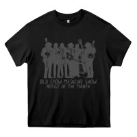 Black old crow medicine show Heavy Core Tee - linhVisuals