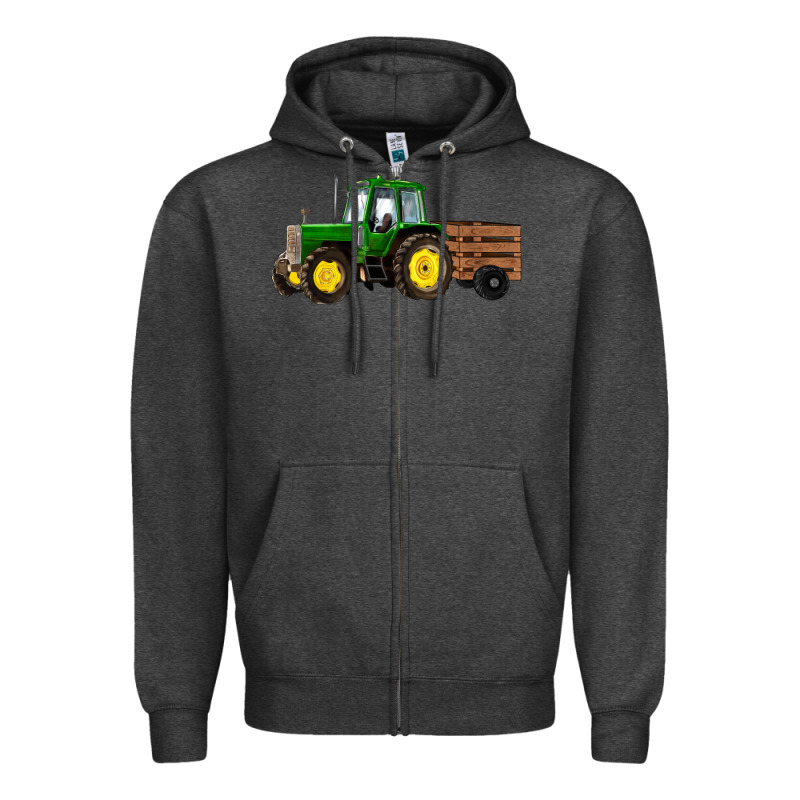 Farm Tractor Zipper Hoodie by RanaPortraitStore | Teevron