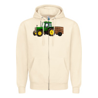 Sandshell farm tractor Zipper Hoodie - RanaPortraitStore