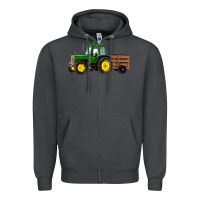 Smoke farm tractor Zipper Hoodie - RanaPortraitStore