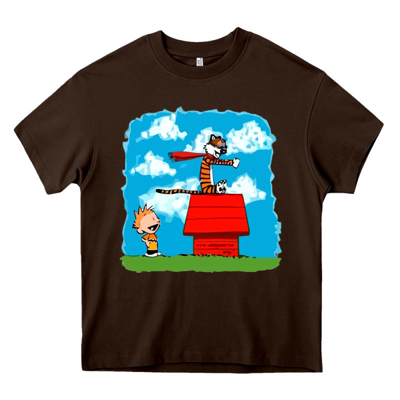 Calvin Hobbes Heavy Core Tee by linhVisuals | Teevron