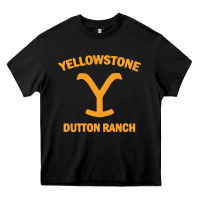 Black dutton ranch Heavy Core Tee - linhVisuals