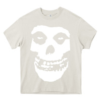 Cream mens skull Heavy Core Tee - linhVisuals
