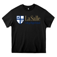 Black la salle college high school Heavy Core Tee - linhVisuals
