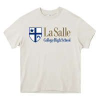 Cream la salle college high school Heavy Core Tee - linhVisuals