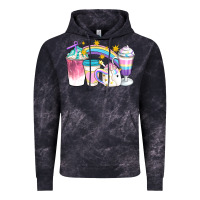 Unicorn Coffee Cups Vintage Hoodie | Teevron