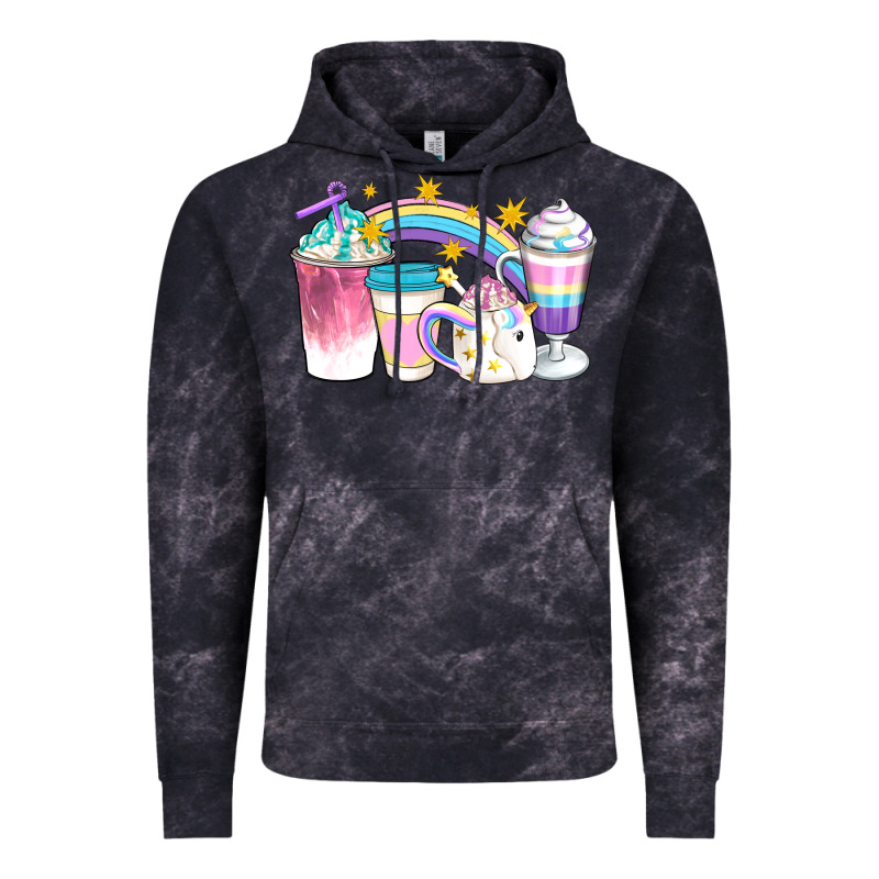 Unicorn Coffee Cups Vintage Hoodie by Artiststas | Teevron