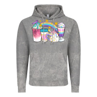 Cloud Rock Unicorn Coffee Cups Vintage Hoodie - Artiststas