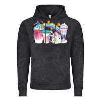 Vintage Black Unicorn Coffee Cups Vintage Hoodie - Artiststas