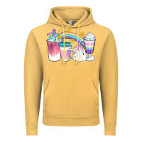 Vintage Mustard Unicorn Coffee Cups Vintage Hoodie - Artiststas