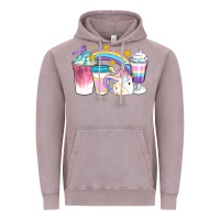 Vintage Zinc Unicorn Coffee Cups Vintage Hoodie - Artiststas