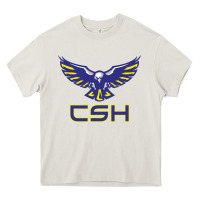 Cream cold springs high school Heavy Core Tee - linhVisuals
