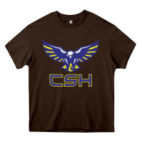 Chocolate Brown cold springs high school Heavy Core Tee - linhVisuals