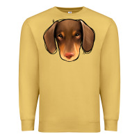 Antique Gold Dachshund Premium Sweatshirt - Jasminsmagicworld