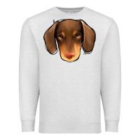 Oatmeal Heather Dachshund Premium Sweatshirt - Jasminsmagicworld