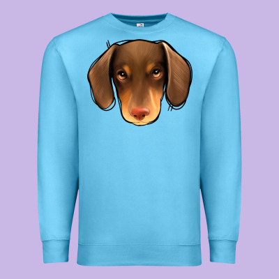 Dachshund Premium Sweatshirt Designed By Jasminsmagicworld