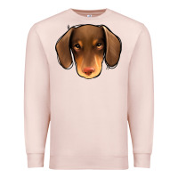 Pale Pink Dachshund Premium Sweatshirt - Jasminsmagicworld