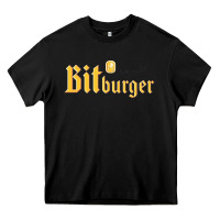 Black #bitburger Heavy Core Tee - linhVisuals
