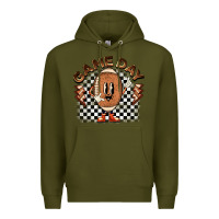Army Green game day football Premium Hoodie - BarkalooDesign