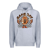 Heather Grey game day football Premium Hoodie - BarkalooDesign