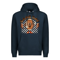 Navy game day football Premium Hoodie - BarkalooDesign