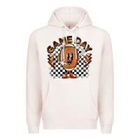 Pale Pink game day football Premium Hoodie - BarkalooDesign