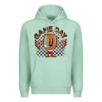 Seafoam game day football Premium Hoodie - BarkalooDesign