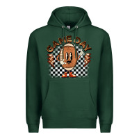 Sports Green game day football Premium Hoodie - BarkalooDesign