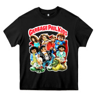 Black garbage pail kids Heavy Core Tee - linhVisuals