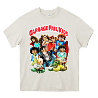 Cream garbage pail kids Heavy Core Tee - linhVisuals