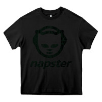 Black napster    napster Heavy Core Tee - linhVisuals