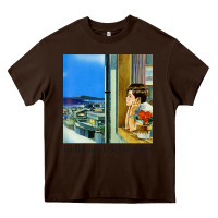 Chocolate Brown belle and sebastian 90s style fanart design Heavy Core Tee - linhVisuals