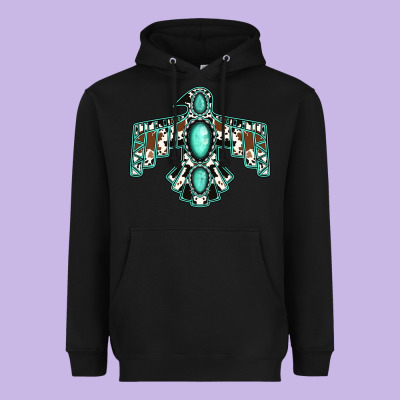 Western Thunderbird Heavyweight Hoodie Designed By Jasminsmagicworld