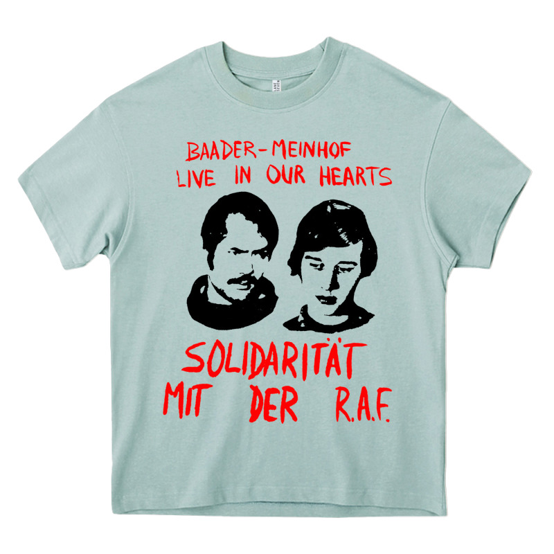 Baader–meinhof Raf Original 70s Design Heavy Core Tee by linhVisuals | Teevron