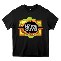 Black hey you guys   the electric company Heavy Core Tee - linhVisuals