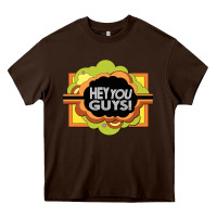 Chocolate Brown hey you guys   the electric company Heavy Core Tee - linhVisuals