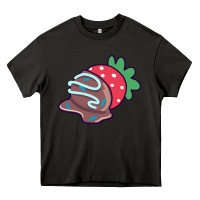 Asphalt chocolate covered strawberry Heavy Core Tee - linhVisuals