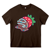 Chocolate Brown chocolate covered strawberry Heavy Core Tee - linhVisuals