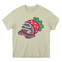 Mossy chocolate covered strawberry Heavy Core Tee - linhVisuals