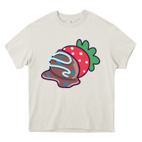 Cream chocolate covered strawberry Heavy Core Tee - linhVisuals