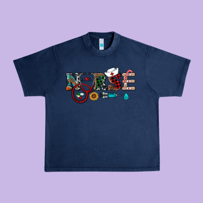 Christmas Nurse Urban Heavy Tee Designed By Ranaportraitstore