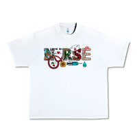 White christmas nurse Urban Heavy Tee - RanaPortraitStore