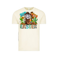 Vintage Arctic Hop Into Easter Bunny Western Vintage Tee - CowhideDigitalArt