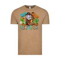 Vintage Coffee Hop Into Easter Bunny Western Vintage Tee - CowhideDigitalArt