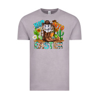 Vintage Zinc Hop Into Easter Bunny Western Vintage Tee - CowhideDigitalArt
