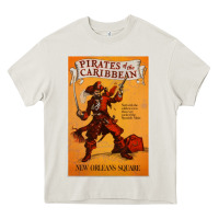 Cream pirates of the caribbean film Heavy Core Tee - linhVisuals