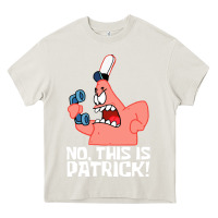 Cream no this is patrick Heavy Core Tee - linhVisuals