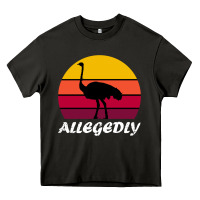 Asphalt retro vintage allegedly ostrich Heavy Core Tee - linhVisuals